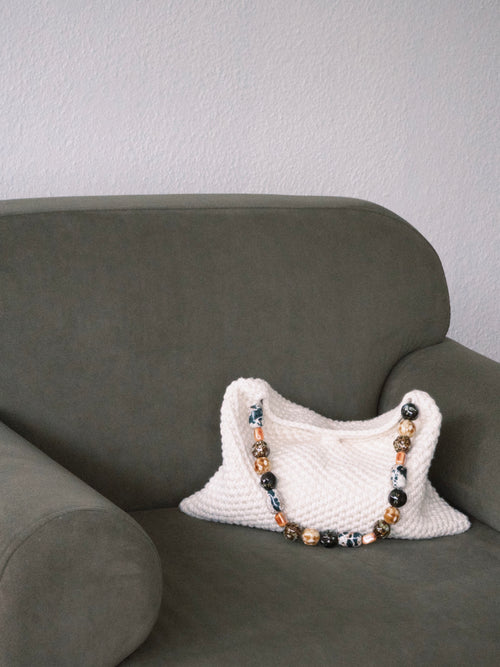 Crochet Shoulder Bag Natural